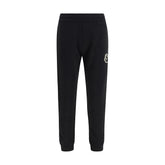 Moncler Black Cotton Athletic Pants