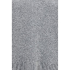 Fabiana Filippi Gray Cashmere Sweatshirt
