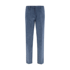 Etro Blue Cotton Casual Pants