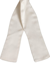 Dolce & Gabbana Men White 100% Silk Adjustable Neck Papillon Bow Tie