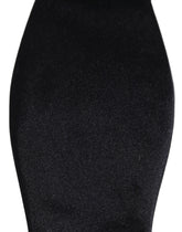 Dolce & Gabbana Men Black 100% Silk Adjustable Neck Papillon Bow Tie