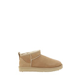 UGG Beige Suede Leather Ankle Boots
