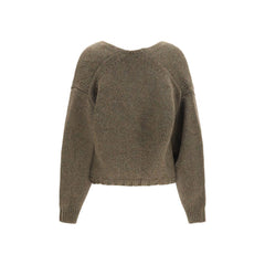 Khaite Bicolor Cashmere Cardigan