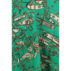 Alemais Bicolor Linen Casual Dress