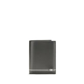 Ferragamo Black Calf Leather Bos Taurus Wallet