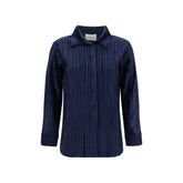Gongdid Design Blue Polyester Shirt