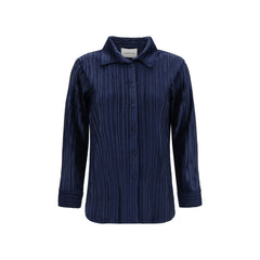 Gongdid Design Blue Polyester Shirt