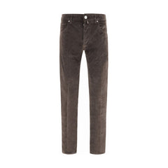 Jacob Cohen Brown Cotton Casual Pants