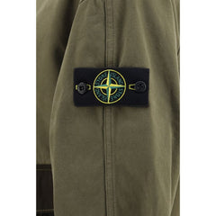 Stone Island Bicolor Cotton Full-Length Jacket