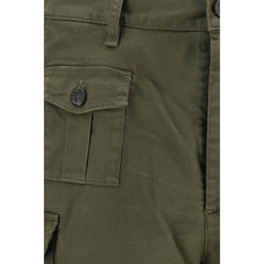 Dsquared² Bicolor Cotton Bermuda Shorts