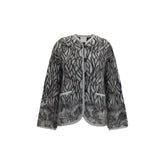 Forte_Forte Gray Alpaca Vicugna Pacos Cardigan