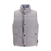 Stone Island Gray Goose Down Full-Length Jacket