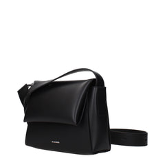 Jil Sander Black Leather Crossbody Bag