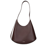Jil Sander Red Leather Shoulder Bag