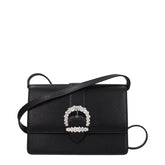 Jimmy Choo Black Leather Crossbody Bag