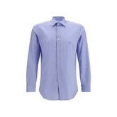 Etro Blue Cotton Dress Shirt