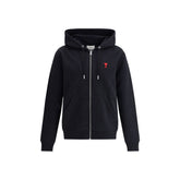Ami Paris Black Cotton Sweatshirt