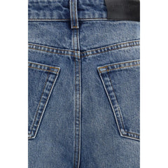 Givenchy Blue Cotton Relaxed Fit Jeans