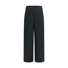 Giorgio Armani Black Silk Casual Pants