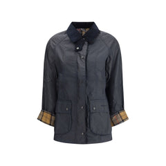 Barbour Blue Cotton Shell Jacket