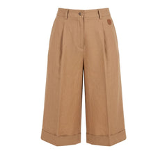 Trussardi Jeans Beige Viscose Women Shorts