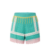 Trussardi Jeans Green Cotton Women Shorts