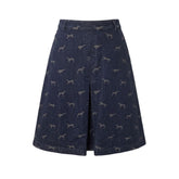 Trussardi Jeans Blue Cotton Women Skirt