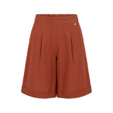 Trussardi Jeans Brown Viscose Women Shorts