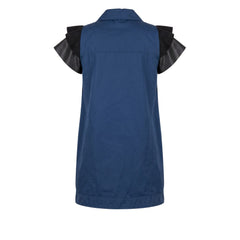 Trussardi Jeans Blue Polyester Women Jacket