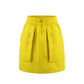 Trussardi Jeans Yellow Polyamide Women Skirt
