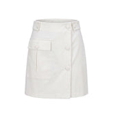 Trussardi Jeans White Viscose Women Skirt