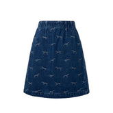 Trussardi Jeans Blue Cotton Women Skirt