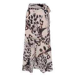Trussardi Jeans Pink Polyester Women Skirt