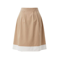 Trussardi Jeans Beige Cotton Women Skirt