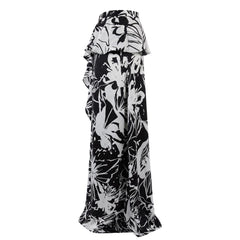 Trussardi Jeans Black Polyester Women Skirt
