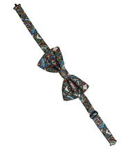 Dolce & Gabbana Men Multicolor Sicilian Adjustable Neck Papillon Bow Tie