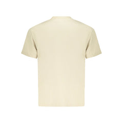 Refrigiwear Beige Cotton Mens T-Shirt