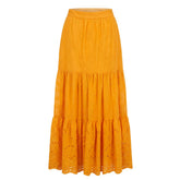 Trussardi Jeans Orange Polyester Women's Skirt