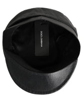 Dolce & Gabbana Black Cotton Gold DG Chain Baker Boy Capello Hat