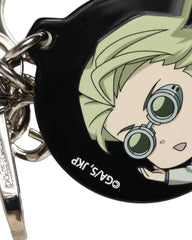 Dolce & Gabbana Black Kaisen Kento Nanami Charm Metal Keychain Keyring
