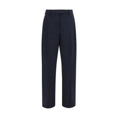 The Latest Blue Polyester Dress Pants
