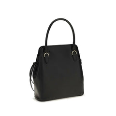 Prada Black Calf Leather Bos Taurus Shoulder Bag