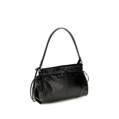 Prada Black Calf Leather Bos Taurus Handbag