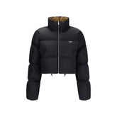 Prada Black Goose Down Full-Length Jacket