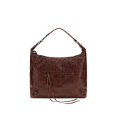 Balenciaga Bordeaux Lamb Ovis Aries Aries Shoulder Bag