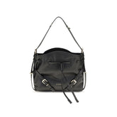 Givenchy Black Calf Leather Bos Taurus Backet Bag