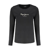 Pepe Jeans Black Cotton Women's T-Shirt