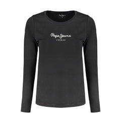 Pepe Jeans Black Cotton Women's T-Shirt