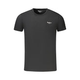 Pepe Jeans Black Cotton Mens T Shirt