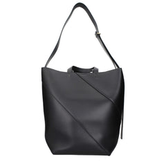 Jil Sander Black Leather Crossbody Bag